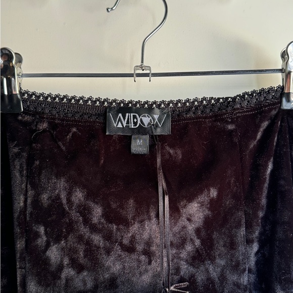 NWT Widow Time Stands Still Maxi Crushed Velvet Skiry M - Picture 3 of 4